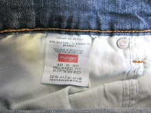 Load image into Gallery viewer, Wrangler Jeans Adult 48x30 Blue Relaxed Fit Whiskered Zip Fly Denim 97FXWXD Mens