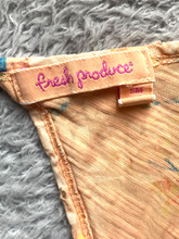 Load image into Gallery viewer, Fresh Produce Dress Womens Small Peach Cut Out AOP Flower Boho Summer Sample USA