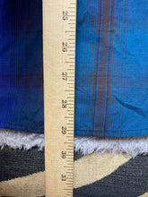 Load image into Gallery viewer, Levi's Shirt Adult Large Blue Gray Plaid Western Pearl Snaps Pockets Cowboy Mens