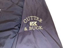 Load image into Gallery viewer, VTG DUKE Jacket Adult Large Carlyle Cup Cutter & Buck WindTec Bomber NCAA RARE