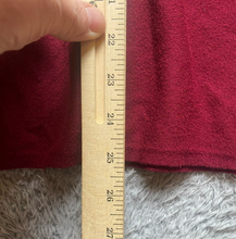 Load image into Gallery viewer, Liquid By Sioni Poncho Womens Small/Medium Maroon Shall Studded Snaps Ladies