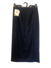 Load image into Gallery viewer, Career Essentials Skirt Womens 10 (29.4x34) Black Pencil Straight Midi Wool NWT