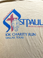 Load image into Gallery viewer, VTG St Paul Medical Shirt Adult Large Tan Single Stitch 10K Charity Run 70s Mens