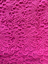Load image into Gallery viewer, Gianni Bini Dress Womens Large Pink Crochet Lace Lined Cocktail MSRP $129 NWT