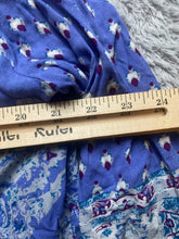 Load image into Gallery viewer, Free People Shirt Womens Medium Blue Magic Mystery Hippie Bell Sleeve Boho