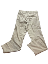Load image into Gallery viewer, IZOD Pants Adult 34x34 Tan Straight Leg Flat Front American Chino Casual Mens