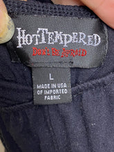 Load image into Gallery viewer, Vintage Hot Tempered Dress Womens Large Black Halter Plunge V-Neck Maxi USA Lady