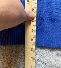 Load image into Gallery viewer, Phases Sweater Adult Large Blue Collared Acrylic Geometric Knits Outerwear Mens