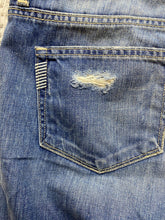 Load image into Gallery viewer, Paige Jeans Womens 33x25 Blue Denim Jimmy Jimmy Skinny Distressed Cuffed Ladies