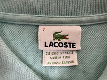 Load image into Gallery viewer, Lacoste Shirt Adult 7 Teal Green Preppy Casual Alligator Golf Polo France Mens