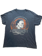 Load image into Gallery viewer, Halloween Shirt Adult Large Black Fade Haddonfield High Michael Myers Mens