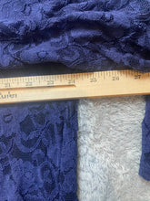 Load image into Gallery viewer, Torrid Shirt Womens 5 5X Peacoat Lace Boat Neck Boho Peasant Blouse Plus NWT