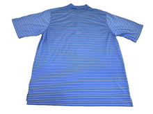 Load image into Gallery viewer, Donald Ross Shirt Adult Extra Large Blue Striped Preppy Casual Golf Polo Mens