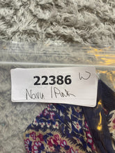 Load image into Gallery viewer, Lucky Brand Shirt Womens 1X Navy Pink AOP Paisley Boho Peasant Flowy Blouse Plus