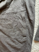 Load image into Gallery viewer, Pure J Jill Sweater Womens Large Gray Oversized Waterfall Open Front Cardigan
