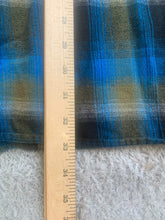 Load image into Gallery viewer, Legendary Whitetails Shirt Adult 4XT Blue Black Plaid Flannel Button Up Mens