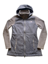 Load image into Gallery viewer, The North Face Jacket Womens Small Gray Hoodie Parka Full Zip Coat Gorpcore