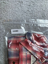 Load image into Gallery viewer, Ariat Shirt Adult Extra Large Red Blue Retro Fit Plaid WESTERN Button Up Mens