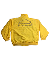 Load image into Gallery viewer, Vintage White Sierra Jacket Womens 2XL Yellow Nylon Windbreaker Hand Dancing