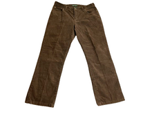 Load image into Gallery viewer, Lauren Ralph Lauren Pants Womens 8 (31x25.8) Brown Straight Leg Corduroy Stretch
