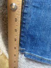 Load image into Gallery viewer, 7 For All Mankind Jeans Womens 29x29.5 Whiskered Skinny Spandex Stretch Denim