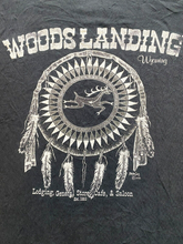 Load image into Gallery viewer, Woods Landing Wyoming Shirt Adult 2XL XXL Black Bajaras 2010 Dreamcatcher Mens