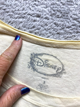 Load image into Gallery viewer, Snow White Shirt Womens 3 Black Ivory Raglan Disney Princess Rose Casual Ladies