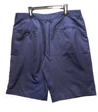 Load image into Gallery viewer, Adidas Shorts Adult 34 Navy Blue Pleated Golf Athletic Embroidered Logo Mens