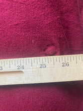 Load image into Gallery viewer, Liquid By Sioni Poncho Womens Small/Medium Maroon Shall Studded Snaps Ladies