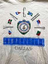 Load image into Gallery viewer, VTG Canterbury New Zealand Shirt Adult Large White Single Stitch Dallas 80s Mens