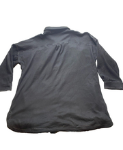 Load image into Gallery viewer, Simple Suzanne Betro Shirt Womens 4X Black Button Up Tunic Pockets Plus Ladies