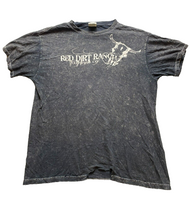 Load image into Gallery viewer, Red Dirt Ranch Shirt Adult Medium Black White Longhorn Grunge Goth Thrashed Mens