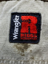Load image into Gallery viewer, Wrangler Pants Adult 38x32 Taupe Riggs Carpenter Workwear Cargo Pockets Mens