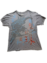Load image into Gallery viewer, No Boundaries Shirt Adult Large Gray Japanese Samurai Swords Ninja Warrior Mens