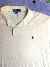 Load image into Gallery viewer, Ralph Lauren Shirt Adult 2XLT XXL Tall Yellow Preppy Blue Pony Golf Polo Mens
