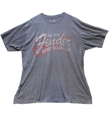 Load image into Gallery viewer, Fender Shirt Adult Extra Large Stratocaster Streetwear Crew Neck Grunge Mens