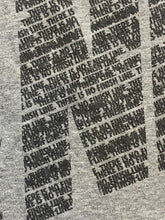 Load image into Gallery viewer, NIKE Shirt Womens Medium Gray Big Swoosh Center Logo Loose Scoop Neck Ladies