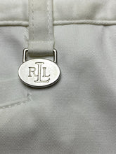 Load image into Gallery viewer, Lauren Ralph Lauren Pants 12 (36x30.5) Ivory Flared Stretch Flat Front NWOT