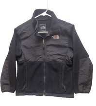 Load image into Gallery viewer, The North Face Jacket Youth Medium Black Polartec Outdoor Full Zip Sweater Girls