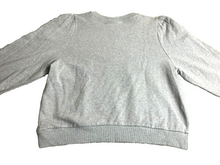Load image into Gallery viewer, DKNY Sweatshirt Womens Extra Large Gray Sequins Logo Crew Neck Sweater Lady NWT