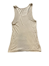 Load image into Gallery viewer, Scandal Shirt Women Small Taupe Tank Viscose Scoop Neck Racerback Pullover Italy