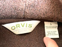 Load image into Gallery viewer, Orvis Sweater Adult Large Cobalt Blue 1/4 Zip High Neck Mock Wool Blend Mens