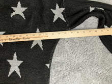 Load image into Gallery viewer, Nasty Gal Sweater Womens Small Oversized Black AOP Star Cropped Pullover Ladies