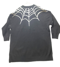 Load image into Gallery viewer, Torrid Sweater Womens 3 3X Nylon Spider Web Luxe Cozy Boyfriend Cardigan Plus