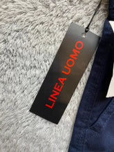 Load image into Gallery viewer, Linea Uomo Pants Adult 44x34 Navy Straight Leg Baggy Cargo Hip Hop Mens NWT