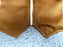 Load image into Gallery viewer, On The Rail Clothing Vest Adult Small Brown Zip Up Western Cowboy Rhinestone Men