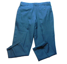 Load image into Gallery viewer, LL Bean Pants Womens 38W 100% Wool Pleated Comfort Waist Straight Leg Dress Lady