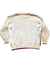 Load image into Gallery viewer, VTG Charter Club Sweater Adult Large Beige Baseball Club Embroidered Grandpa Men
