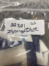 Load image into Gallery viewer, BCBGeneration Dress Womens Medium Ivory Blue Striped Lace Up Peasant Boho Tunic