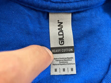 Load image into Gallery viewer, Fayetteville Woodpeckers Shirt Womens Medium Blue MiLB Baseball USA Flag Ladies